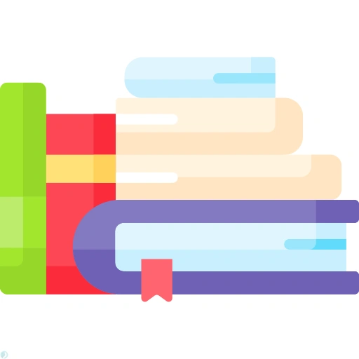 دانلود آیکون کتاب (استایل مسطح) با فرمت PNG