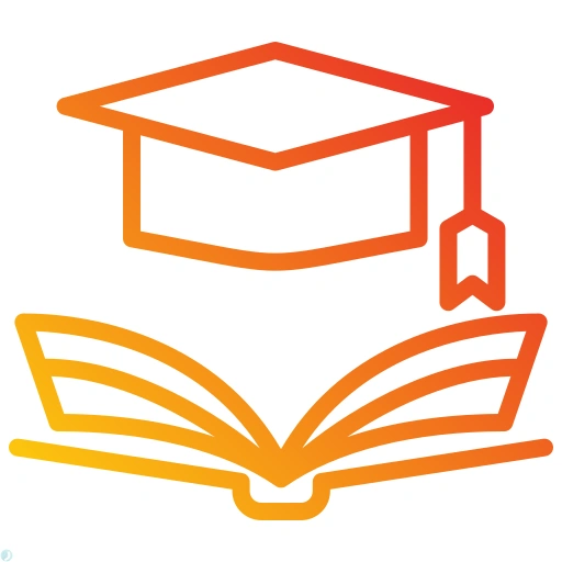 دانلود آیکون کتاب (استایل گرادیان خطی) با فرمت PNG