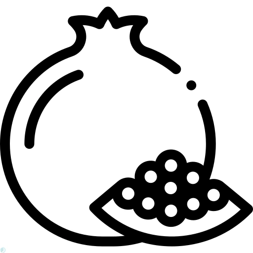 دانلود آیکون شب یلدا (استایل خطی مشکی) با فرمت PNG