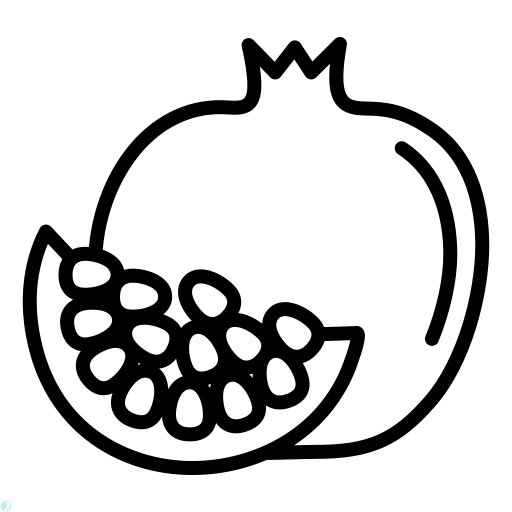 دانلود آیکون شب یلدا (استایل خطی مشکی) با فرمت PNG