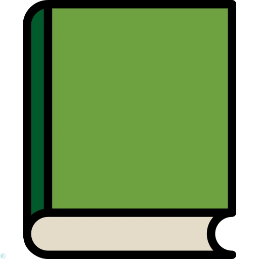 دانلود آیکون کتاب (استایل خطی رنگی) با فرمت PNG