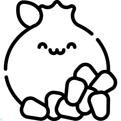 دانلود آیکون شب یلدا (استایل خطی مشکی) با فرمت PNG