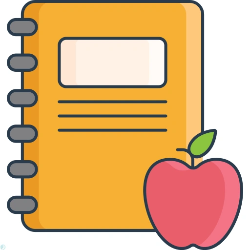 دانلود آیکون کتاب (استایل خطی رنگی) با فرمت PNG