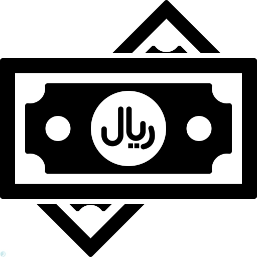 دانلود آیکون قیمت (استایل توپر مشکی) با فرمت PNG