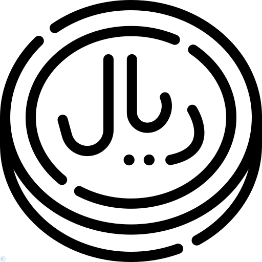 دانلود آیکون قیمت (استایل خطی مشکی) با فرمت PNG