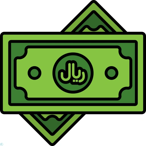 دانلود آیکون قیمت (استایل خطی رنگی) با فرمت PNG