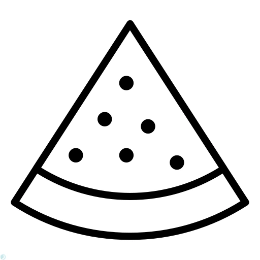 دانلود آیکون شب یلدا (استایل خطی مشکی) با فرمت PNG