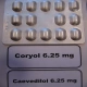 کوریول قرص خوراکی 6.25 mg (قرص کارودیلول)
