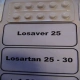 لوزاور قرص خوراکی 25 mg (قرص لوزارتان پتاسیم)