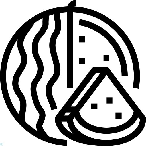 دانلود آیکون شب یلدا (استایل خطی مشکی) با فرمت PNG