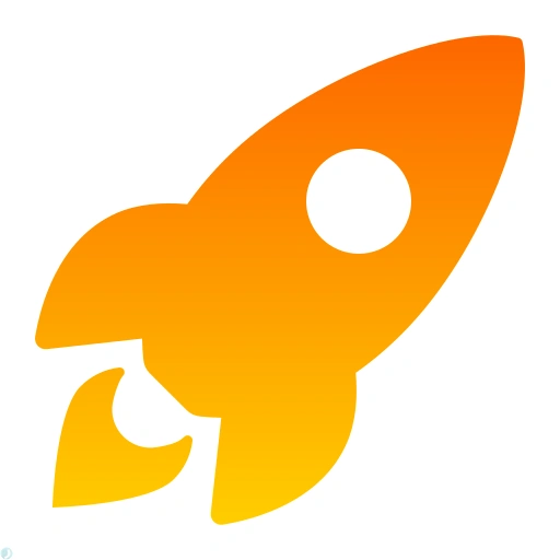 دانلود آیکون موشک (استایل گرادیان) با فرمت PNG