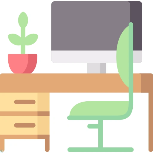 دانلود آیکون میز (استایل مسطح) با فرمت PNG