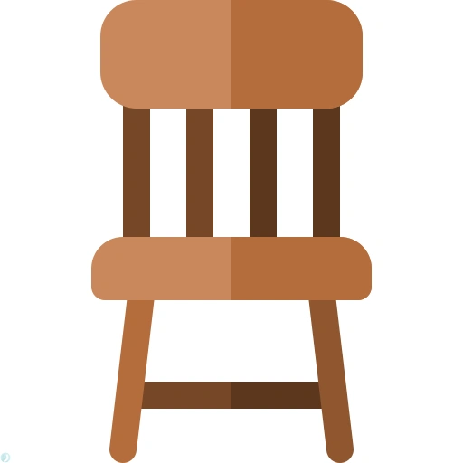 دانلود آیکون صندلی (استایل مسطح) با فرمت PNG