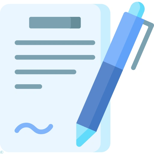 دانلود آیکون قرارداد (استایل مسطح) با فرمت PNG