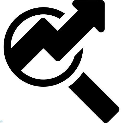 دانلود آیکون سئو (استایل توپر مشکی) با فرمت PNG