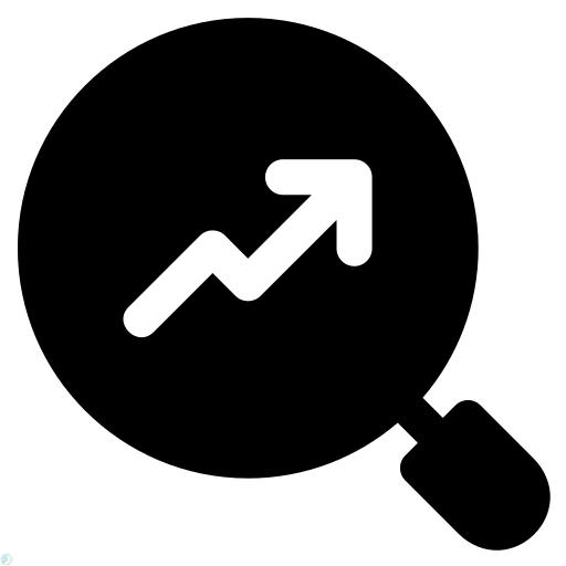 دانلود آیکون سئو (استایل توپر مشکی) با فرمت PNG