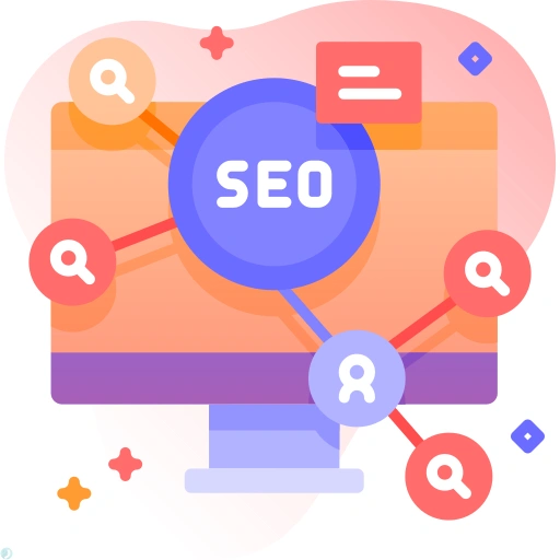 دانلود آیکون سئو (استایل مسطح) با فرمت PNG