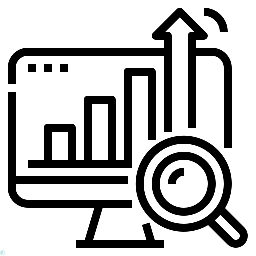 دانلود آیکون سئو (استایل خطی مشکی) با فرمت PNG