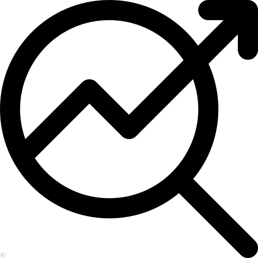 دانلود آیکون سئو (استایل خطی مشکی) با فرمت PNG