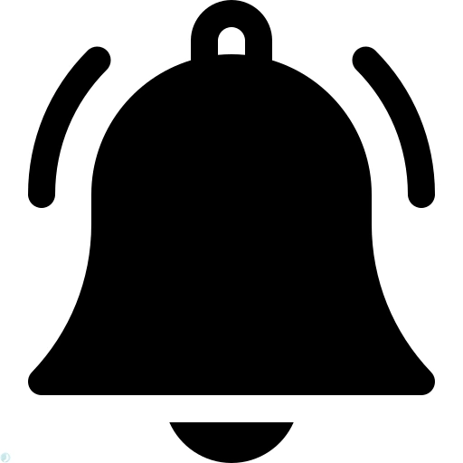 دانلود آیکون نوتیفیکیشن (استایل توپر مشکی) با فرمت PNG