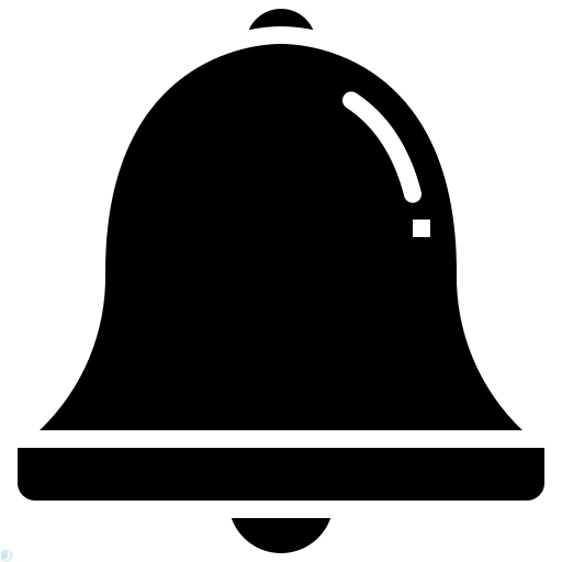 دانلود آیکون نوتیفیکیشن (استایل توپر مشکی) با فرمت PNG