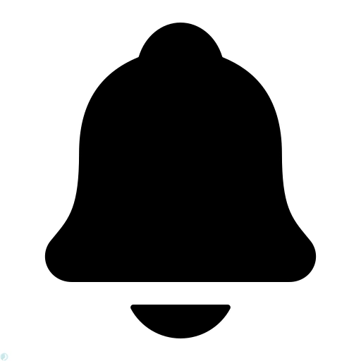 دانلود آیکون نوتیفیکیشن (استایل توپر مشکی) با فرمت PNG