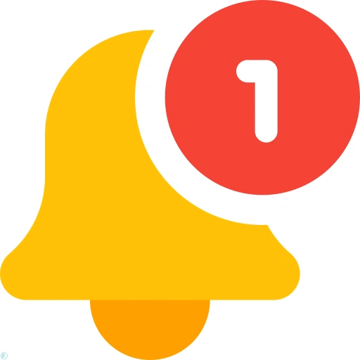 دانلود آیکون نوتیفیکیشن (استایل مسطح) با فرمت PNG