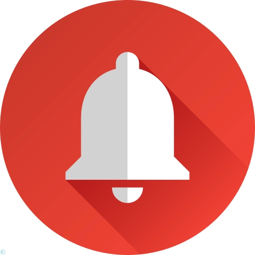 دانلود آیکون نوتیفیکیشن (استایل مسطح) با فرمت PNG