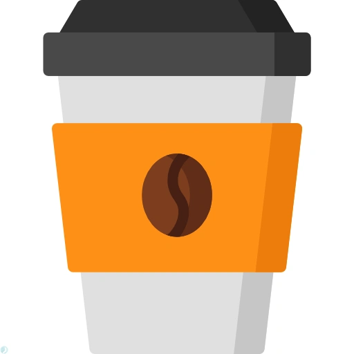 دانلود آیکون قهوه (استایل مسطح) با فرمت PNG