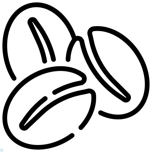 دانلود آیکون قهوه (استایل خطی مشکی) با فرمت PNG