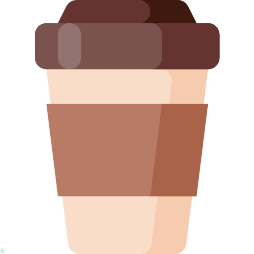 دانلود آیکون قهوه (استایل مسطح) با فرمت PNG