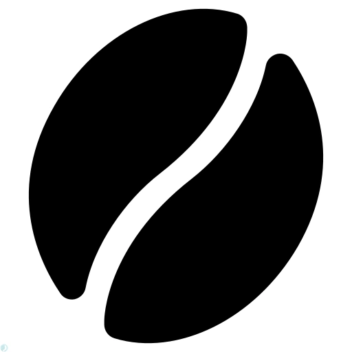 دانلود آیکون قهوه (استایل توپر مشکی) با فرمت PNG