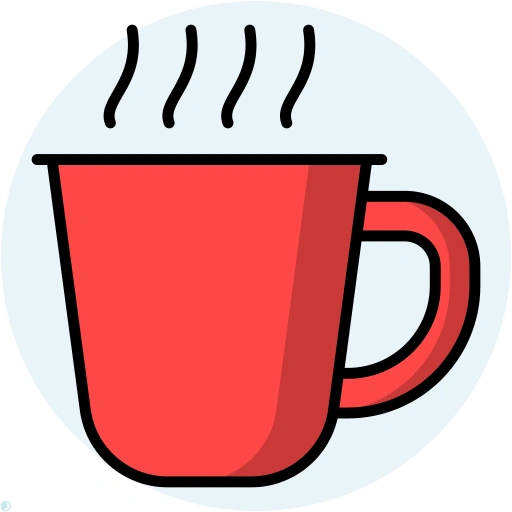 دانلود آیکون قهوه (استایل خطی رنگی) با فرمت PNG