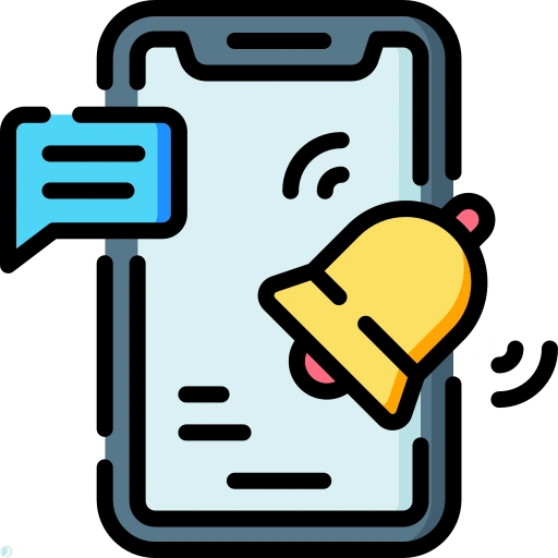 دانلود آیکون نوتیفیکیشن (استایل خطی رنگی) با فرمت PNG