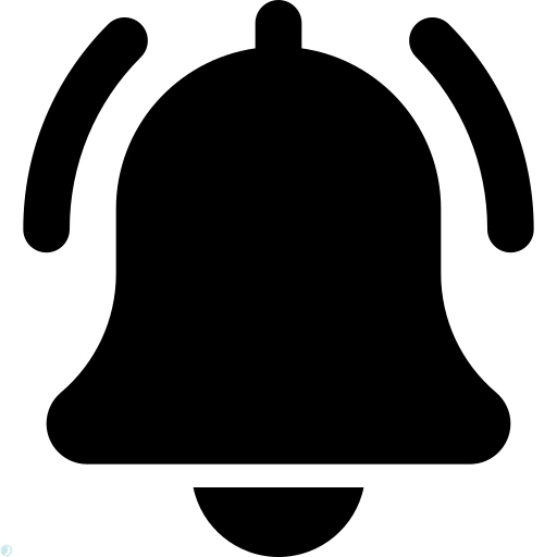 دانلود آیکون نوتیفیکیشن (استایل توپر مشکی) با فرمت PNG