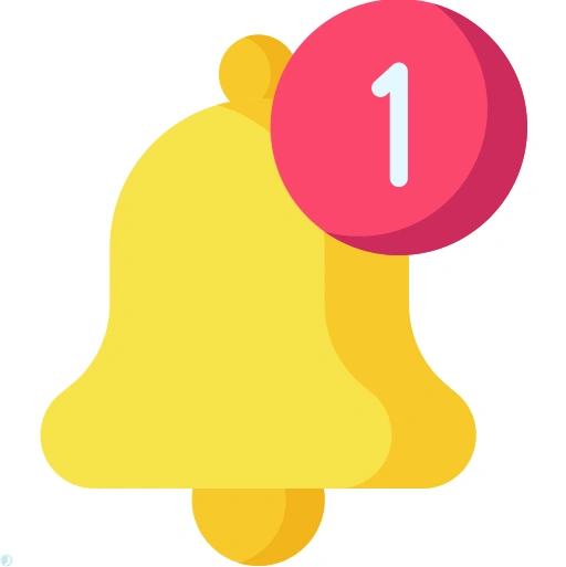 دانلود آیکون نوتیفیکیشن (استایل مسطح) با فرمت PNG