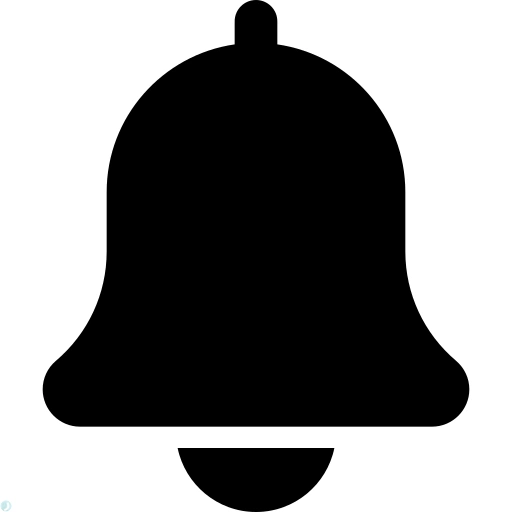 دانلود آیکون نوتیفیکیشن (استایل توپر مشکی) با فرمت PNG