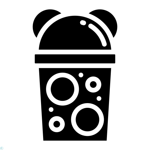 دانلود آیکون قهوه (استایل توپر مشکی) با فرمت PNG