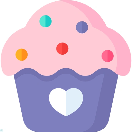 دانلود آیکون کیک (استایل مسطح) با فرمت PNG