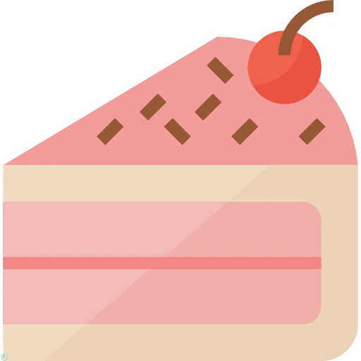 دانلود آیکون کیک (استایل مسطح) با فرمت PNG