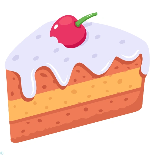 دانلود آیکون کیک (استایل سه بعدی) با فرمت PNG