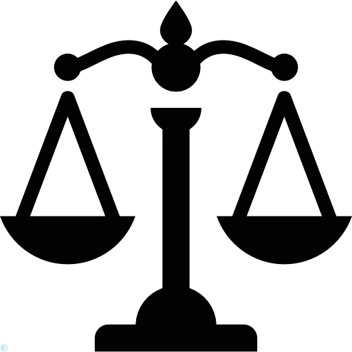 دانلود آیکون قانون (استایل توپر مشکی) با فرمت PNG