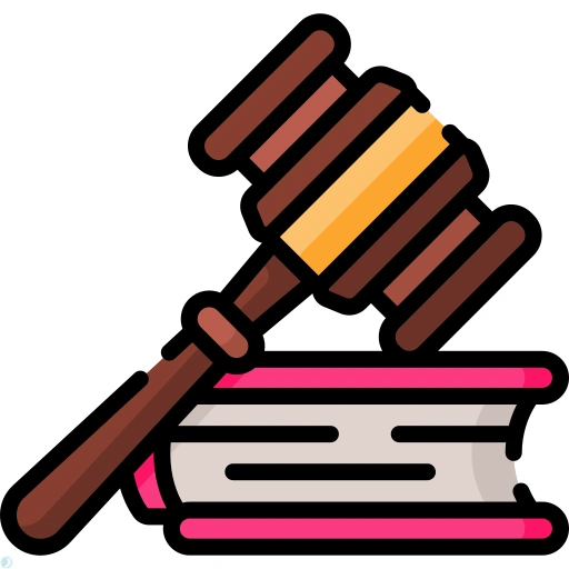 دانلود آیکون قانون (استایل خطی رنگی) با فرمت PNG