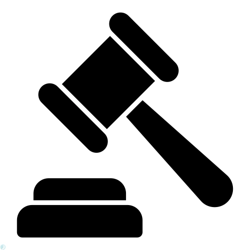 دانلود آیکون قانون (استایل توپر مشکی) با فرمت PNG