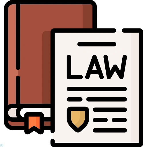 دانلود آیکون قانون (استایل خطی رنگی) با فرمت PNG