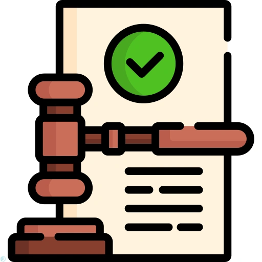 دانلود آیکون قانون (استایل خطی رنگی) با فرمت PNG