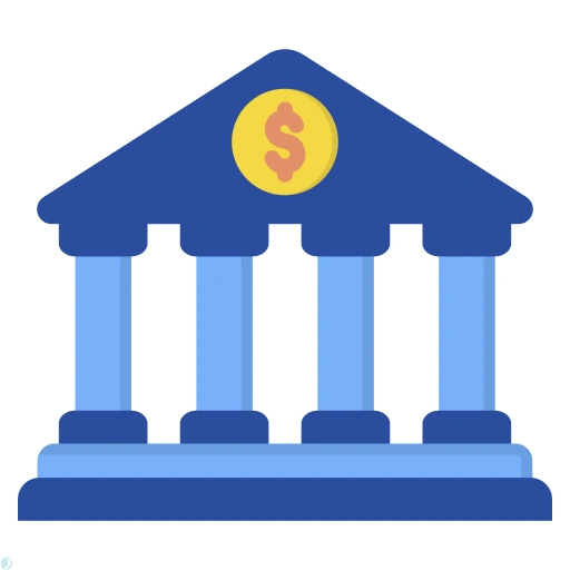دانلود آیکون بانک (استایل مسطح) با فرمت PNG