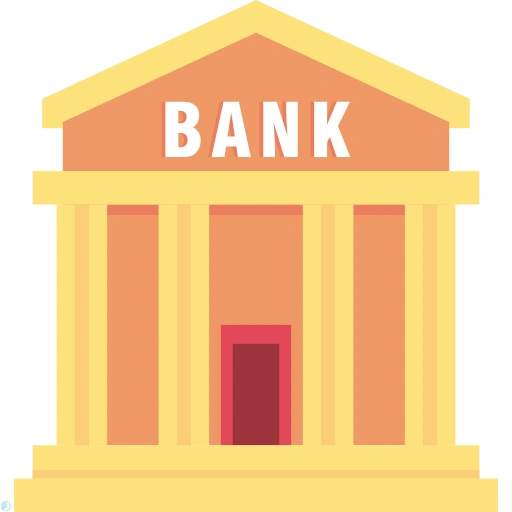 دانلود آیکون بانک (استایل مسطح) با فرمت PNG