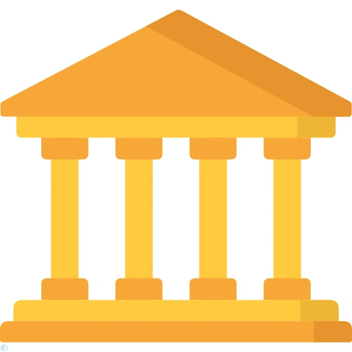 دانلود آیکون بانک (استایل مسطح) با فرمت PNG