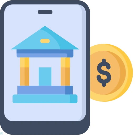 دانلود آیکون بانک (استایل مسطح) با فرمت PNG